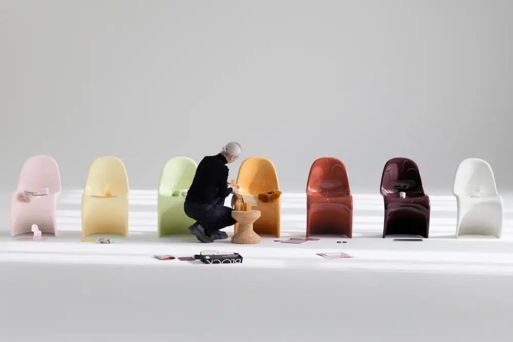 Panton Chair Classic, les sept couleurs de Sabine Marcelis