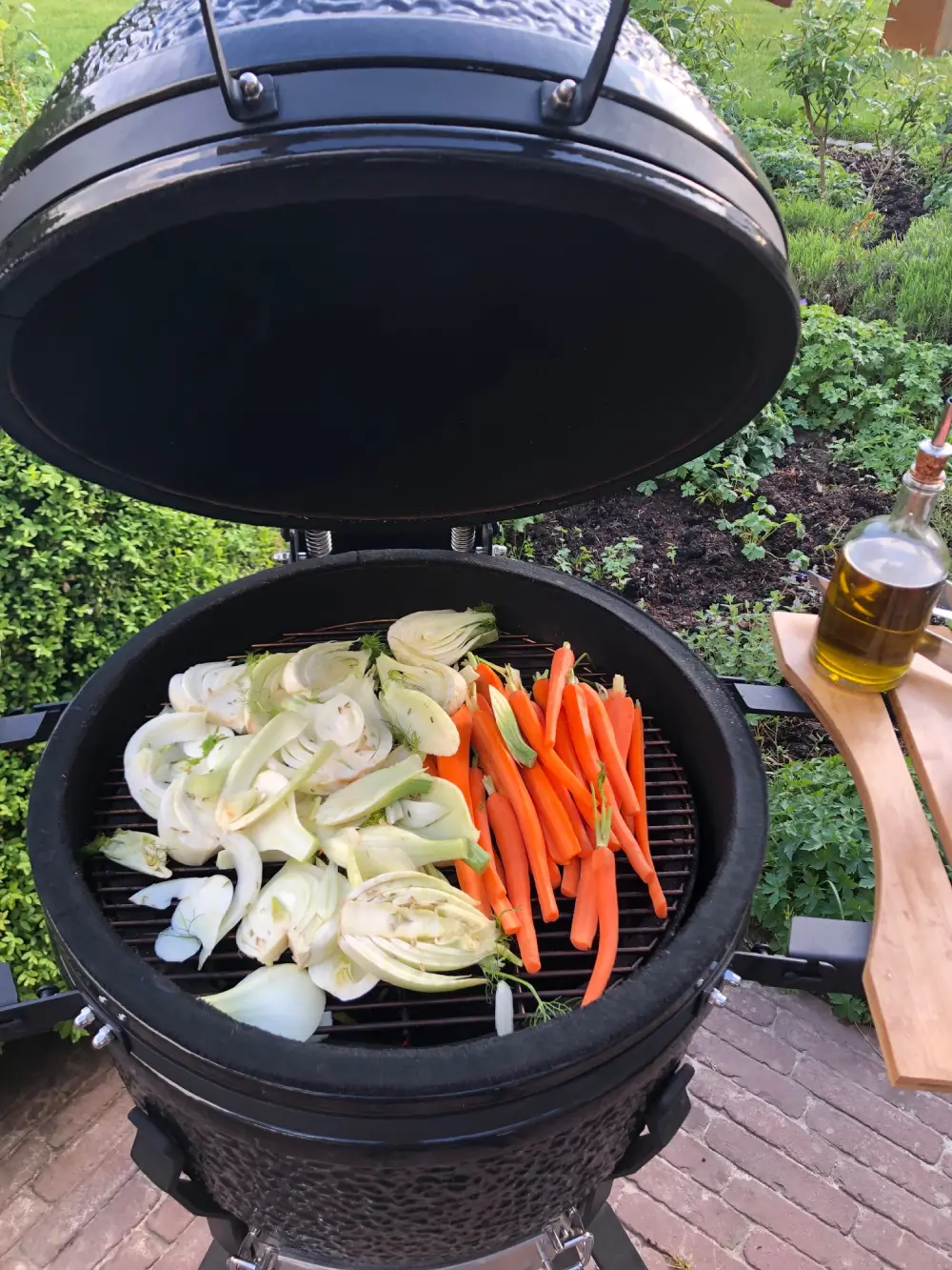 Légumes grillés au kamado