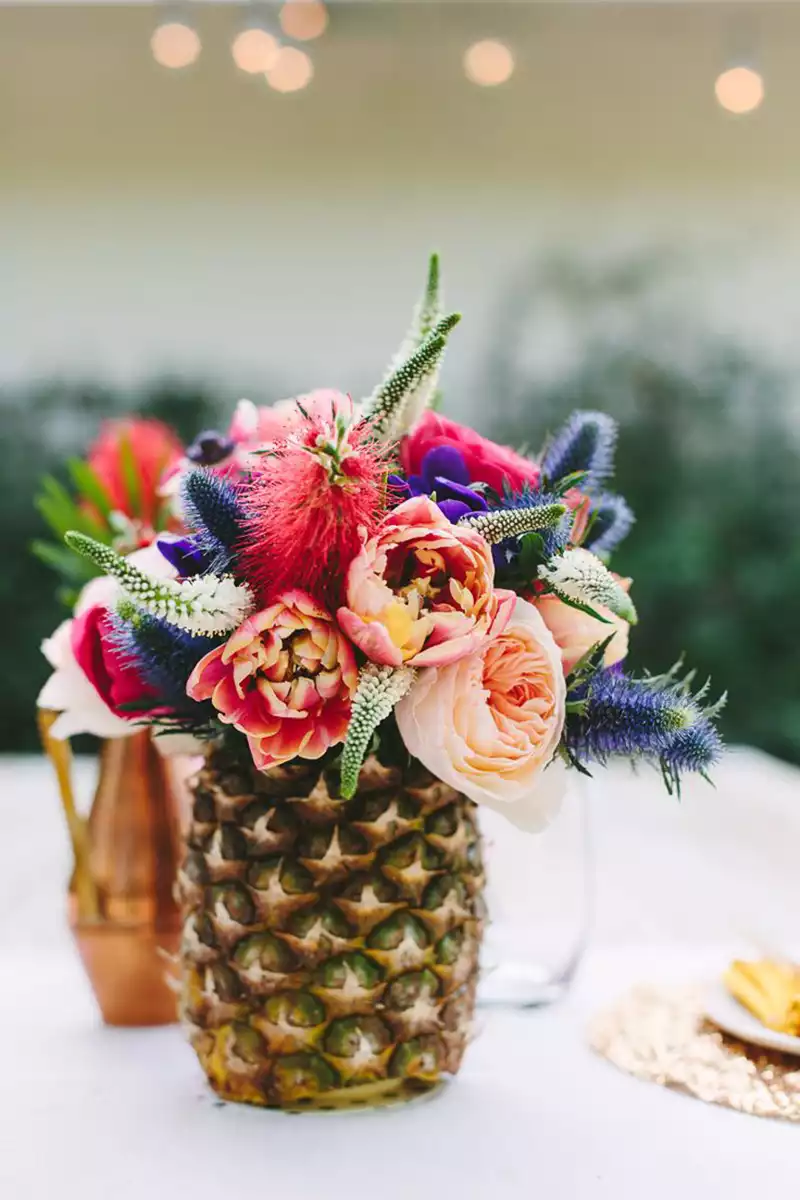 DIY vase ananas