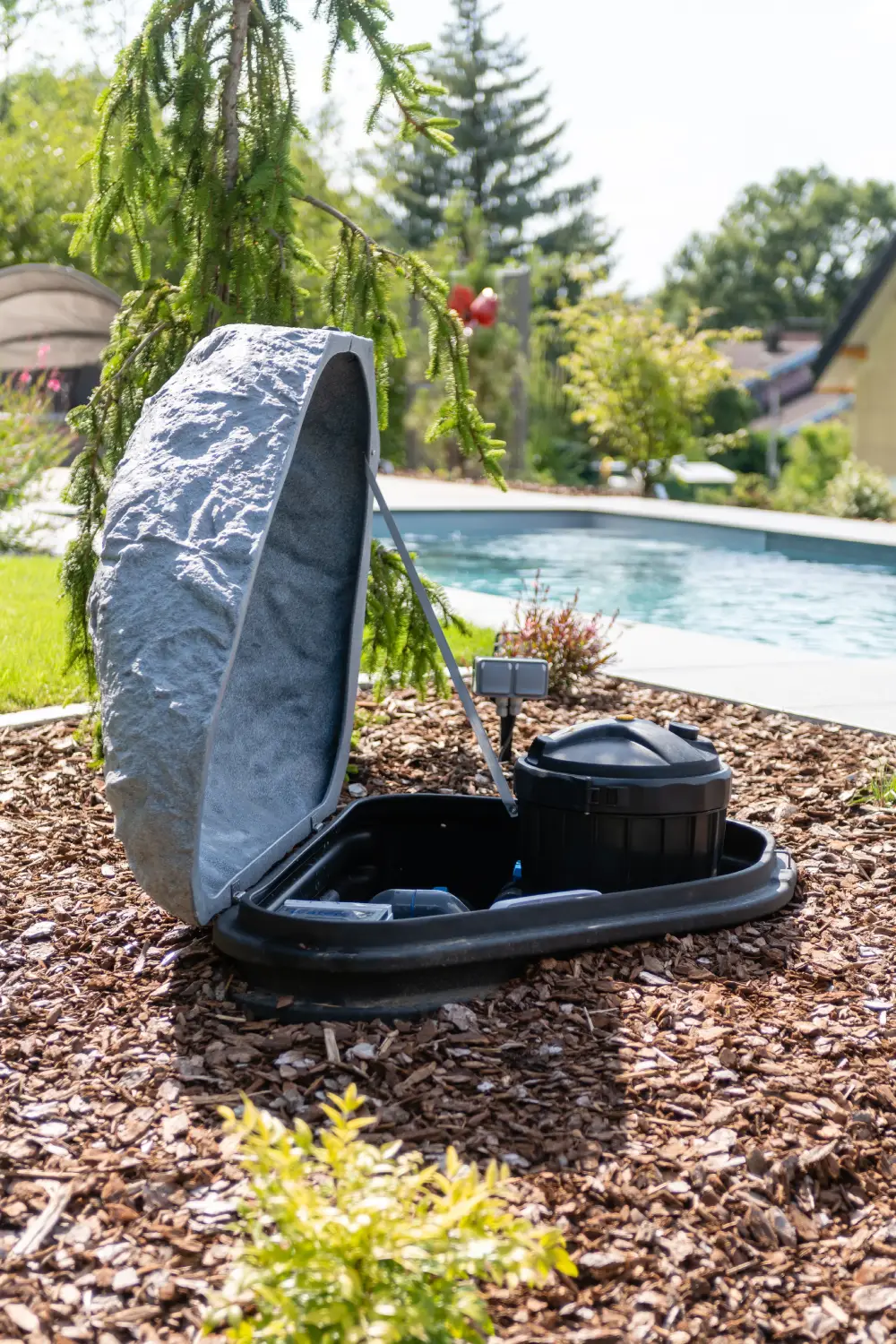 Local technique prémonté pour piscine