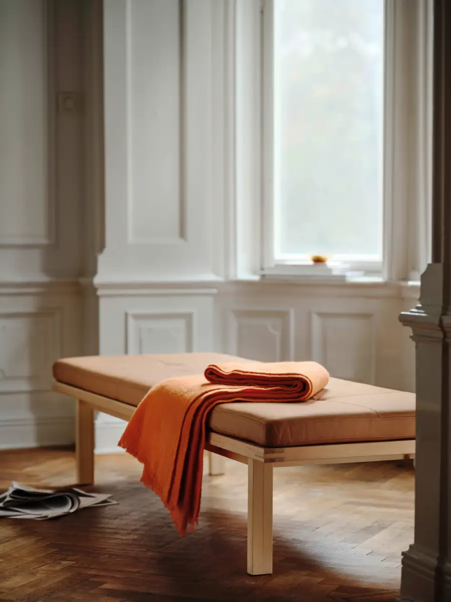 Plais orange uni de la collection STOCKHOLM d'IKEA