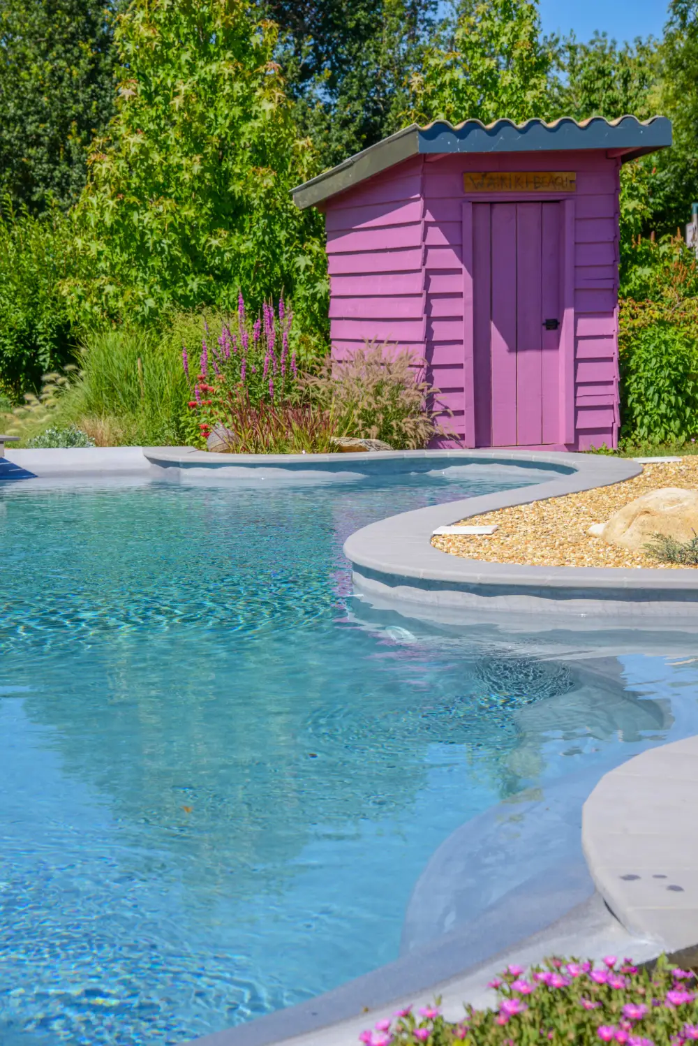 Traitement de l'eau de piscine au chlore