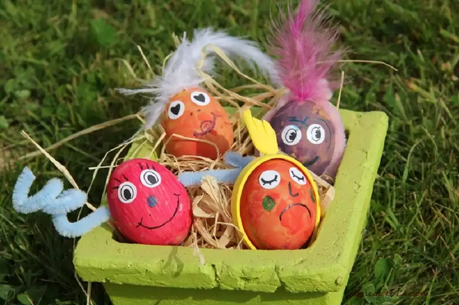 Œufs de Pâques décorés