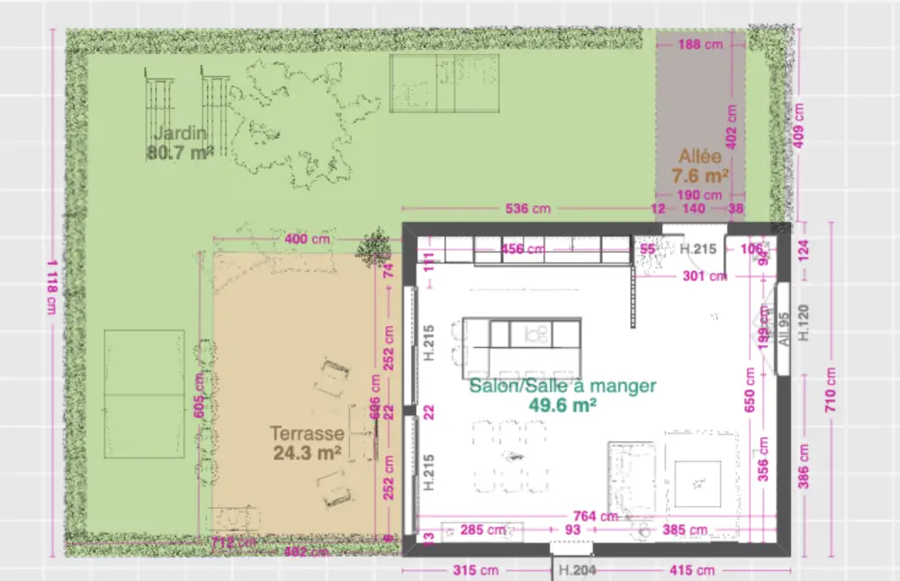 Plan de la maison